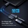 Xumee USB Type C to 3. 5mm Headphone and Charger Adapter, 2-in-1 USB C to Aux Audio Jack Hi-Res DAC and Fast Charging Dongle Cable Compatible with iPhone 15 Pro Max,Galaxy S24 S23 Ultra S22 S21 (Grey.