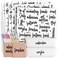 Talented Kitchen 212 Arts, CraftsOffice Script Labels. ArtsCrafts Organization System. 212 Black Labels on Clear Stickers. Water Resistant Labels for BinBoxes to Decluter CraftsWork Space.