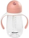 BEABA B&eacute;aba Straw Sippy Cup, Sippy Cup with Removable Handles, Sippy Cup with Straw, Baby Straw Cup, Toddler Cup for Toddlers 1-3 Years, Toddler Straw Cups, 8months, 10 oz, Rose.