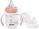 BEABA B&eacute;aba 2-in-1 Bottle to Sippy Learning Sippy Cup with Bottle and Soft Silicone Spout, 7 oz (Rose.