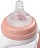 BEABA B&eacute;aba 2-in-1 Bottle to Sippy Learning Sippy Cup with Bottle and Soft Silicone Spout, 7 oz (Rose.