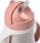 B&eacute;aba Stainless Steel Straw Sippy Cup, Sippy Cup with Removable Handles, Sippy Cup with Straw, 8months, 8. 5 oz (Rose.