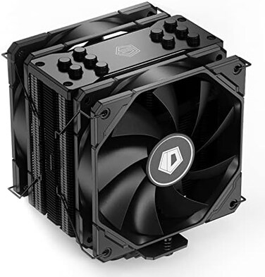 ID-COOLING SE-225-XT Black CPU Cooler 5 Heatpipes CPU Air Cooler 2x120mm Push-Pull PWM Fans CPU Fan for Intel/AMD, LGA 1700 Compatible.