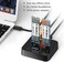 MAIWO K3016P M. 2 NVMe Duplicator 2 Bay Offline Clone Docking Station, Hard Drive Duplicator for NVMe M. 2 SSD M Key and MB Key, Support One Key System Disk Copy Function.