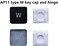 Y-SPRING Replacement Individual AP11 Type W Key Cap and Hinges are Applicable for MacBook Pro A1425 A1502 A1398 for MacBook Air A1369/A1466 A1370/A1465 Keyboard to Replace The W Key Cap and Hinge.