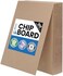 Bryco Goods Chipboard Sheets 8. 5" x 11" - 100 Sheets of 22 Point Chip Board for Crafts - Kraft Alternative to MDF and Cardboard.