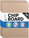 Bryco Goods Chipboard Sheets 8. 5" x 11" - 100 Sheets of 22 Point Chip Board for Crafts - Kraft Alternative to MDF and Cardboard.