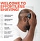 Freebird The FlexSeries Electric Head Hair Shaver - - Ultimate Mens Cordless Rechargeable Wet/Dry SkullBald Head Waterproof Razor with Rotary Blades, Clippers, Nose Trimmer, Brush, Massager.
