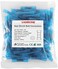 VAMRONE Heat Shrink Butt Connectors, 100Pcs 16-14 AWG Blue Insulated Waterproof Electrical Wire Connectors Automotive Marine Grade Wire Crimp Terminals Butt Splices, Ideal for Boat, Truck, Stereo - Bl