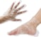 Damsale 200pcs Paraffin Wax Bath Liners, Paraffin Bags for HandFoot, Plastic Paraffin Socks and Gloves for Therabath Hot Wax Therapy Bags Covers for Paraffin Wax Machine (200pcs mittens booties.