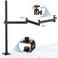 JUSMO Camera Mount with Flexible Articulated Arm with 360 Rotatable Ball Head, Aluminum Desk Mounting Stand.