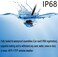KEING 10 Pack Waterproof Marine Boat LED Lights, LED Underwater Lighting, Utility Led Interior Lights Navigation Lights Deck Courtesy Lights 12V for Yacht Boat Fishing Pontoon Sailboat Kayak (Blue.