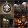 أضواء LUXXWAY LED سبوت الداخلية، ضوء صورة مميز يعمل بالبطارية، ضوء سبوت متغير بـ 12 لونًا، ضوء علوي قابل للتعتيم، ضوء لاصق للرسم الفني ولوحة رمي السهام (أبيض).