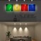 أضواء LUXXWAY LED سبوت الداخلية، ضوء صورة مميز يعمل بالبطارية، ضوء سبوت متغير بـ 12 لونًا، ضوء علوي قابل للتعتيم، ضوء لاصق للرسم الفني ولوحة رمي السهام (أبيض).