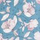 Zelten Colored Paper Napkins (Blue Flowers.