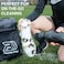 BootBuddy Boot Buddy 2. 0 Shoe CleanerBoot Brush With Towel (Black- Effortlessly Clean Outdoor Footwear, Football Boots, Rugby, Walking, Hiking Boots, Golf, Shoes, WelliesMore in Minutes.