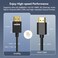 SMALLRIG Upgraded Ultra Thin HDMI Cable 35cm/1. 15Ft (A to A, 4K Hyper Super Flexible Slim Cord, High Speed Supports 3D, 4K@60Hz, Ethernet, ARC Type-A Male to Male for Camera, Monitor, Gimbal - 2956B.