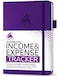 Clever Fox IncomeExpense Tracker &ndash; AccountingBookkeeping Ledger Book for Small Business &ndash; IncomeExpense Record Notebook with Receipt Pocket &ndash; Undated, A5, 5. 8&Prime; x 8. 3&Prime;, Hardcover (Purple.