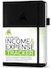 Clever Fox IncomeExpense Tracker &ndash; AccountingBookkeeping Ledger Book for Small Business &ndash; IncomeExpense Record Notebook with Receipt Pocket &ndash; Undated, A5, 5. 8&Prime; x 8. 3&Prime;, Hardcover (Black.