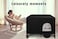 Dofilachy Blackout Cover for Pack N Play - Crib Blackout Cover Tent - Canopy Cover - Breathable Travel Crib Tent - Portable Stretchy Blackout Tent (Black.