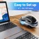 HONKID Undetectable Mouse Mover Jiggler with ON/Off Switch and USB Port Drive-Free,Simulate Physical Automatically Mouse Movement,Prevent Computer Laptop Inactive/Lockdown.