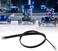 Oumefar 2pcs RJ25 6PIN Male-to-Male Double Crystal Head Sensor Cable, 40mm, 6 Core, 28AWG, Black, Suitable for Security Camera, Robotics/Machine Equipment.