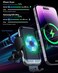 ZEEHOO [Cooling Version] 15W Fast Wireless Car Charger, Auto-Clamping Car Mount, Windshield Dash Air Vent Phone Holder Cooling Charging for iPhone 14 13 12 Pro Max Mini, Samsung S22,etc.