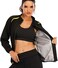 SEXYWG Women Sauna Jacket Slimming Sweat Sauna Suit Sauna Shirt Long Sleeve Workout Tops Body Shaper.