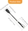 Coolrunner Riding Crop for Horse, 18 Inch Horse Whip with PU Leather, Equestrianism Horse Crop Double Slapper Horse Whip, Black Crops for Horses.