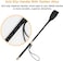 Coolrunner Riding Crop for Horse, 18 Inch Horse Whip with PU Leather, Equestrianism Horse Crop Double Slapper Horse Whip, Black Crops for Horses.