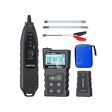 KOLSOL Network Cable Tester, Poe Cable r for CAT5e/CAT6/CAT6a, Ethernet Network r with NCV, NF-8209 Network Cable Tracker, Test Fault Distance Location and Length Measurement by TDR.
