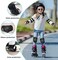 BOSONER Kids/Youth Knee Pad Elbow Pads for Roller Skates Cycling BMX Bike Skateboard Inline Rollerblading, Skating Skatings Scooter Riding Sports.