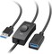 كابل تمديد USB 3.0 بطول 6 أقدام من Cable Matters مزود بمفتاح تشغيل/إيقاف، يدعم نقل البيانات والطاقة، مثالي للأجهزة التي تعمل بمنفذ USB والتحكم في الخصوصية.