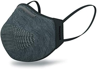 Honeywell 4-Pack Dark Gray Dual Layer Face Covers with 32 Replaceable Inserts, Size M/L (RWS-50112.
