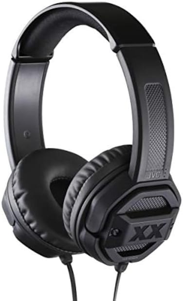 JVC HAS50X XX On-Ear Headphones with Powerful Bass, Dual Exteme Bass Ports, 40mm Driver Unit.