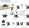 FREENOVE Big Hexapod Robot Kit for Raspberry Pi 5 4 B 3 BZero 2 W, Walking, Self Balancing, Face Recognition, Ultrasonic Ranging, App Control, Camera, Servo (Raspberry Pi NOT Included.
