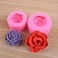 OBTANIM 2 Pcs Bloom 3D Rose Flower Fondant Silicone Molds for Chocolate Cake Soap Candy Pastry Dessert.