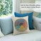 Takao Wheel of Emotions Feelings Velvet Throw Pillow Covers Cozy Square Throw Pillowcases Home Decoration for Bed Couch Sofa Living Room Cushion Covers 18"X18".