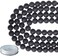 LPBeads 6mm Natural Matte Black Onyx Round Gemstone Frosted Stone Beads 120Pcs Bulk Loose Beads for Jewelry Making Bracelet with Stretch Beading Cord.