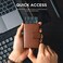 VULKIT Credit Card Holder RFID Blocking Pop Up Leather Slim Mens Women Wallet with Banknote PocketsMagnetic Closure.