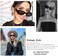 KUGUAOK Retro Rectangle Sunglasses Women and Men Vintage Small Square Sun Glasses UV Protection Glasse.