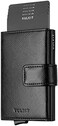 VULKIT Credit Card Holder RFID Blocking Pop Up Leather Slim Mens Women Wallet with Banknote PocketsMagnetic Closure.