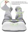 COSMOPLUS 𝐏𝐫𝐞𝐠𝐧𝐚𝐧𝐜𝐲 𝐏𝐢𝐥𝐥𝐨𝐰 𝐂𝐨𝐯𝐞𝐫 U Shaped Full Body Pillow Case 𝐂𝐨𝐯𝐞𝐫 for Maternity,Stretchy Cool Breathable Jersey Fabric,Provides Sleep and Pregnancy Support,Light Grey.