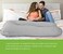 COSMOPLUS 𝐏𝐫𝐞𝐠𝐧𝐚𝐧𝐜𝐲 𝐏𝐢𝐥𝐥𝐨𝐰 𝐂𝐨𝐯𝐞𝐫 U Shaped Full Body Pillow Case 𝐂𝐨𝐯𝐞𝐫 for Maternity,Stretchy Cool Breathable Jersey Fabric,Provides Sleep and Pregnancy Support,Light Grey.