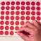 PARLAIM 1050 PCS 3/4 Inch Round Color-Code Dot Stickers,Color Coded Stickers Label Circle Stickers for Classroom, Office (Red.