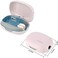 NewWay Mini Toothbrush Cover Rechargeable Travel Toothbrush Case with Holder for Houshold and Traving or Business Trip Pink.
