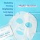 Ebanel 20 Pack Collagen Peptide Hydrating Face Masks, Instant Brightening Firming Anti Aging Face Sheet Masks, Moisturizing Spa Face Masks Skincare with Hyaluronic Acid, Vitamin C, Chamomile, Aloe.