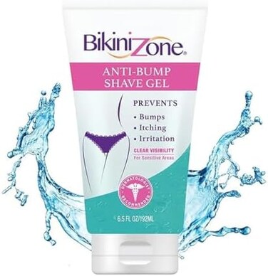 Bikini Zone Anti-Bumps Shave Gel (Pack of 1.