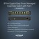 NETGEAR 8 Port Gigabit Ethernet Smart Managed Plus PoE Switch (GS308EPP- with 8 x PoE@ 123W, Desktop/Wall mount.