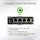 NETGEAR 8 Port Gigabit Ethernet Smart Managed Plus PoE Switch (GS308EP- with 8 x PoE@ 62W, Desktop/Wall mount.
